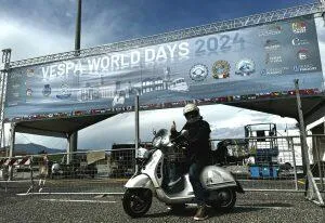 Olaf H. Just auf Vespa World Days 2024