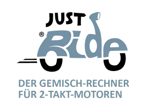 Ilusstrierte Vespa, die den Text 