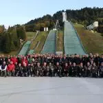 Gruppe der Vespisti PreRe 2021 Garmisch Olympiaschanze