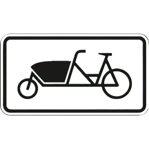 Schild Zeichen 1010-69 Lastenfahrrad